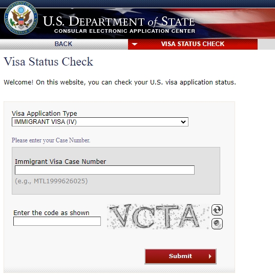 美國簽證狀態(tài)查詢