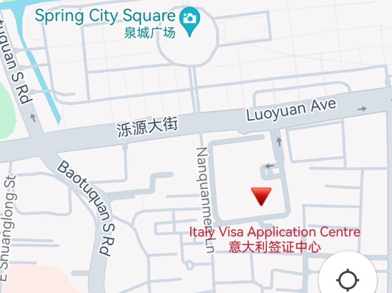 濟(jì)南意大利簽證中心地址